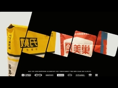 Flexo Print Brown Túi giấy Kraft Trọng lượng nhẹ Siêu thị di động Mua sắm Sử dụng