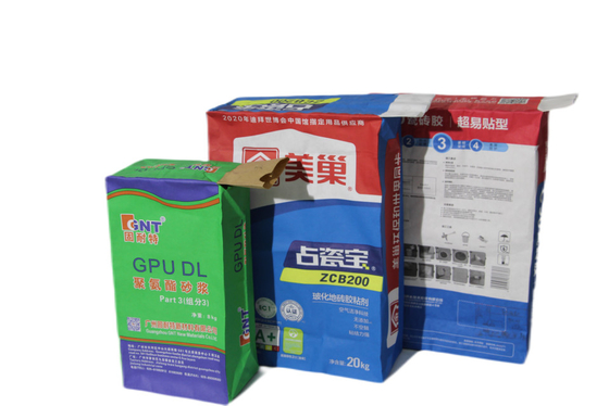 Các túi giấy van đa tường với lớp phủ cho xây dựng