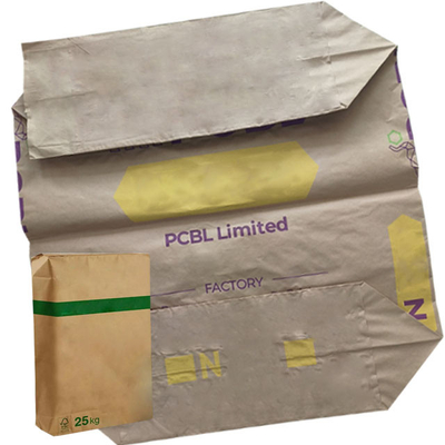 Túi giấy nhiều lớp 20kg Khối vuông đáy chống ẩm