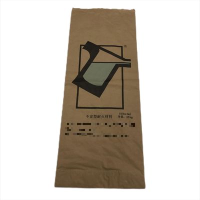 25kg giấy Pbom túi miệng nhiệt niêm phong cho bao bì vật liệu xây dựng và vật liệu lửa