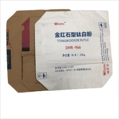 Bao bì tùy chỉnh Túi giấy công nghiệp 25kg Bao bì Vật liệu xây dựng hóa học Bột thực phẩm