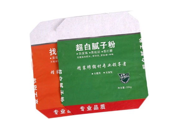 20KG 25KG Dán Van Đa tường Túi giấy Kraft Công nghiệp hóa chất Vữa xi măng