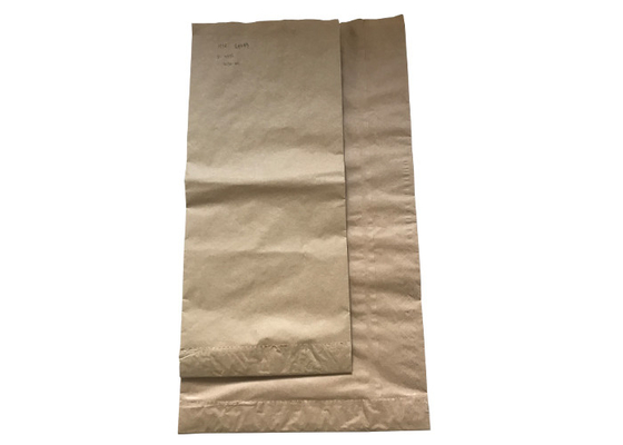 In Túi giấy Kraft tự đóng dấu mạnh mẽ Đa vách mở miệng Pinch phía dưới In Flexo
