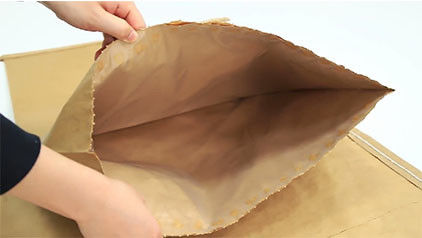 May túi giấy đa vách mở miệng