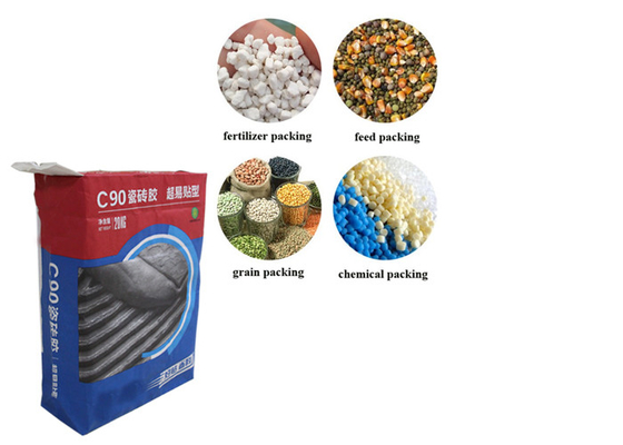 Chất lỏng chống tràn hóa chất Bột dán Van nhiều vách Túi giấy 15kg 20kg 25kg