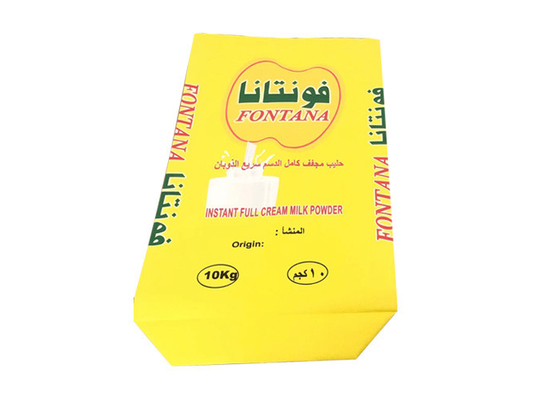 Bột sữa Thực phẩm nhiều lớp Bao giấy treo tường Chấp nhận kích thước tùy chỉnh 20kg 25kg