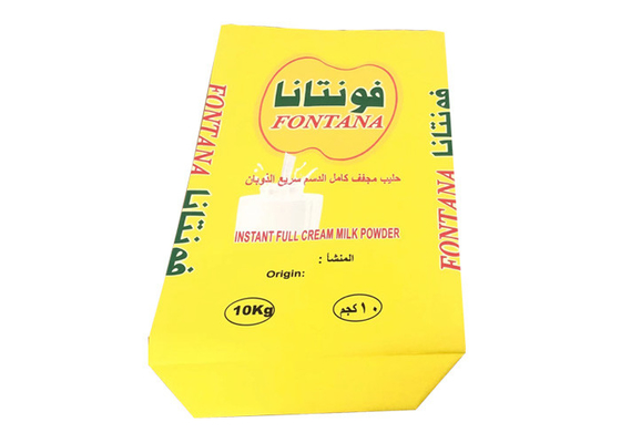 Bao bì sữa bột 20kg Bao giấy nhiều lớp 25kg 3 lớp lót Pe