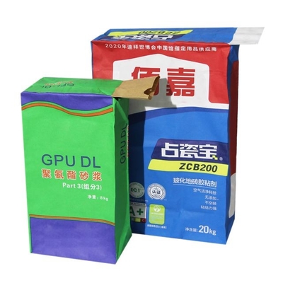 Túi giấy dán van lớp 3 lớp thực phẩm để đóng gói Phụ gia hóa chất