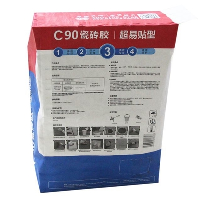 Túi giấy Kraft nhiều lớp có van dán tùy chỉnh cho xi măng 3 lớp