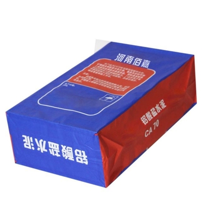Túi giấy Kraft nhiều lớp có van dán tùy chỉnh cho xi măng 3 lớp