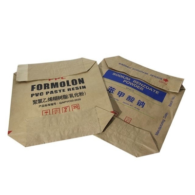 Túi giấy van 20kg 25kg tùy chỉnh cho hóa chất