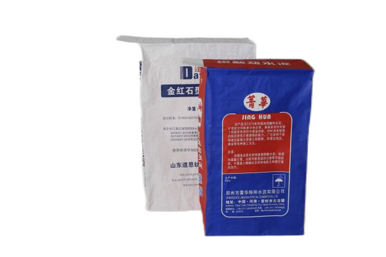 20kg 25kg Túi giấy nhiều lớp chống nước Túi bao bì xi măng In Flexo