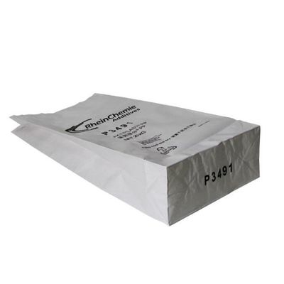 20kg 25kg Chống mài mòn Túi giấy kín nhiệt 3 lớp Mở túi hình thang