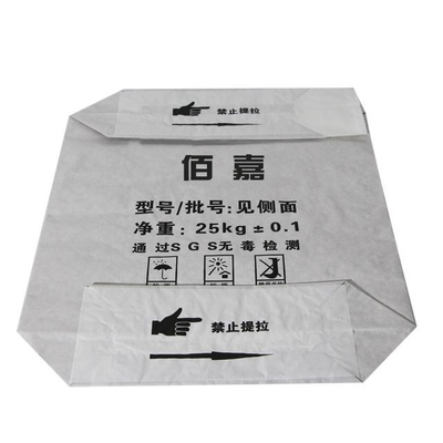 Flexo Print Van dán Túi giấy nhiều lớp Bao bì xi măng