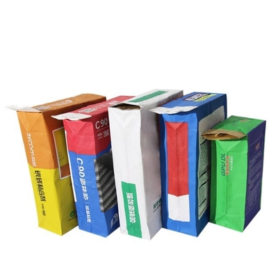 Túi giấy nhiều lớp có van dán GMP 20kg Túi bao bì hóa chất 25kg Không rò rỉ