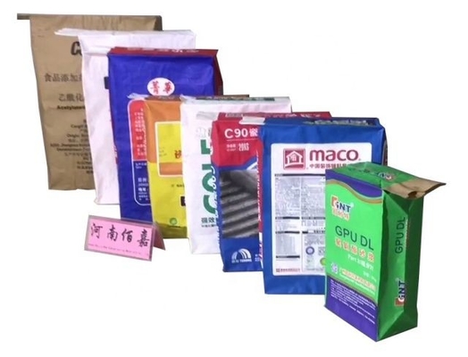 Túi giấy đầy đủ 1-4ply Túi giấy xây dựng 20kg 25kg Độ bền cao