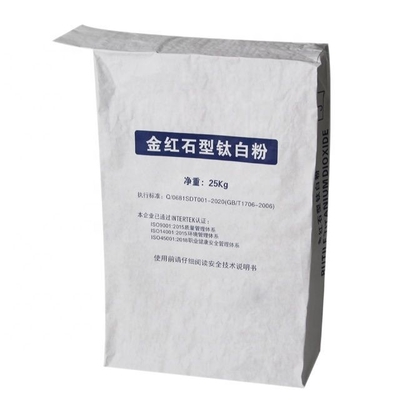 Túi xi măng giấy màu CMYK Túi giấy 25kg Đa năng