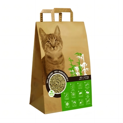 Có thể tùy chỉnh Không bụi Tofu Silica Gel Cat Litter Túi chống ẩm
