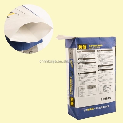 Túi giấy van công nghiệp tùy chỉnh 25kg dành cho tòa nhà