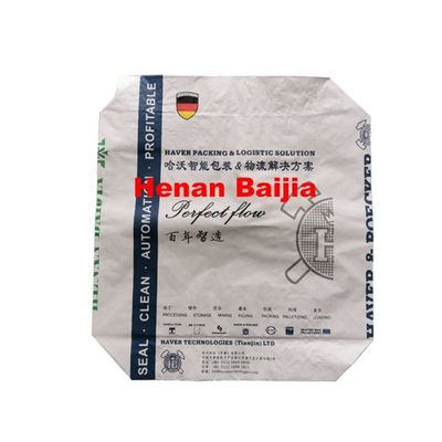 Túi đóng gói bột mì 30kg Túi giấy kraft nhiều lớp In Flexo