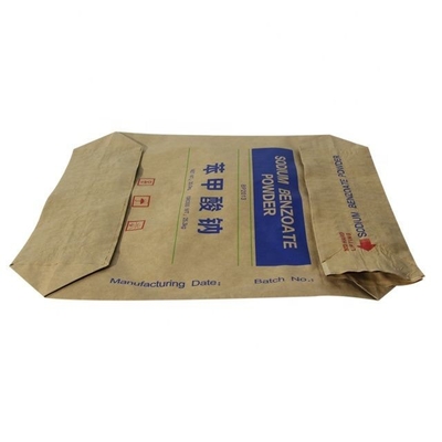 Túi bao bì xi măng 25kg 50kg Túi van giấy Kraft Màu CMYK