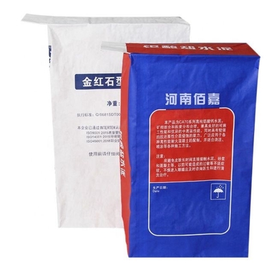 20kg 25kg Flexo Print Van dán Túi giấy nhiều lớp Bao bì xi măng