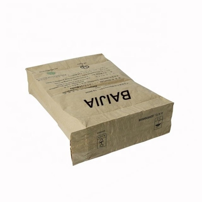 20kg 25kg Flexo Print Van dán Túi giấy nhiều lớp Bao bì xi măng