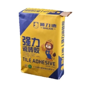 20kg Valve Paper Bags Custom Closure Accept Customized Orders
