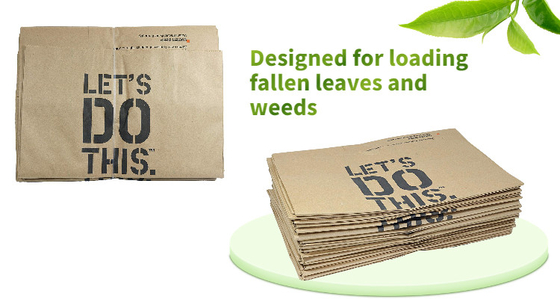 Kích thước tùy chỉnh Lawn And Garden Túi giấy Trắng / Nâu Sử dụng ngoài trời