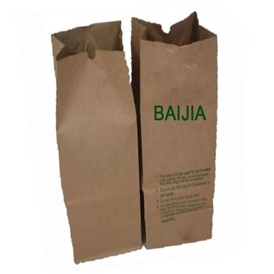 Chấp nhận Túi đựng rác bằng giấy có thể tái chế tùy chỉnh Lớn 30 Gal