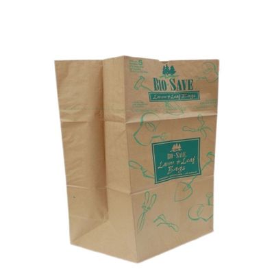 Các túi rác ngoài sân giấy mở trên tùy chỉnh bền bỉ thân thiện với môi trường