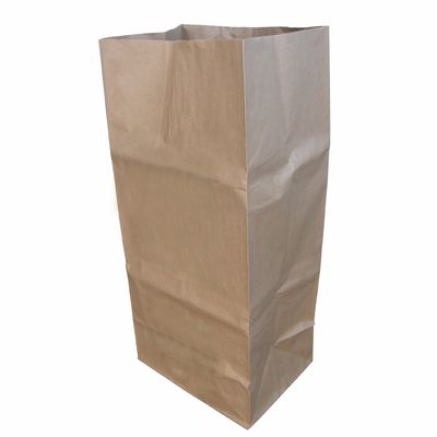 Open Top Eco Friendly Grass Clipping Paper Bags cho vườn hoặc sân