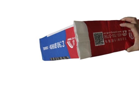 Ventil dán tùy chỉnh kích thước Multiwall túi giấy với van và in