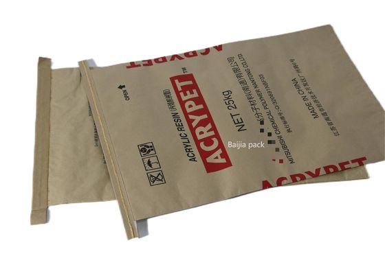 60cmx40cmx10cm Multiwall Kraft giấy túi tùy chỉnh in