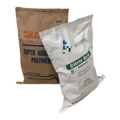 Các vật liệu xây dựng Bao bì được may mở miệng túi giấy đa tường với đơn đặt hàng tùy chỉnh