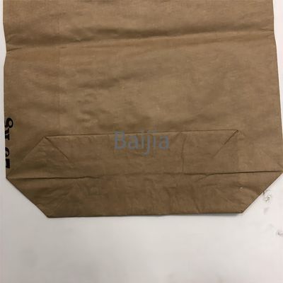 Thẻ thông thường Excellent Multiwall Kraft giấy túi công nghiệp 25kg