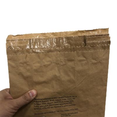 25kg giấy Pbom túi miệng nhiệt niêm phong cho bao bì vật liệu xây dựng và vật liệu lửa