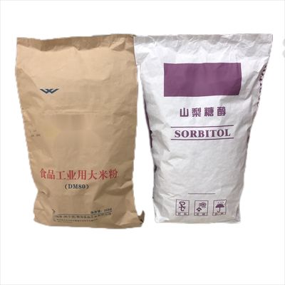 Các túi giấy đa tường công nghiệp miệng niêm phong nhiệt 20kg 25kg 50kg