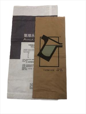 Các túi giấy kraft công nghiệp màu trắng hoặc nâu để đóng gói bột và hạt
