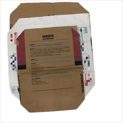 Bao bì tùy chỉnh Túi giấy công nghiệp 25kg Bao bì Vật liệu xây dựng hóa học Bột thực phẩm