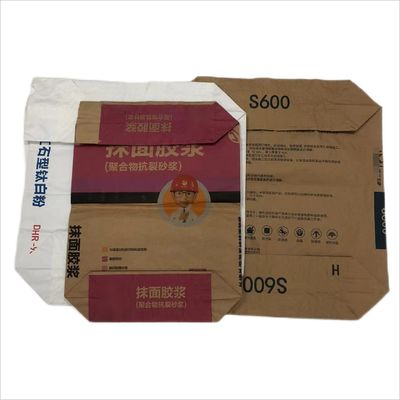 Bao bì tùy chỉnh Túi giấy công nghiệp 25kg Bao bì Vật liệu xây dựng hóa học Bột thực phẩm