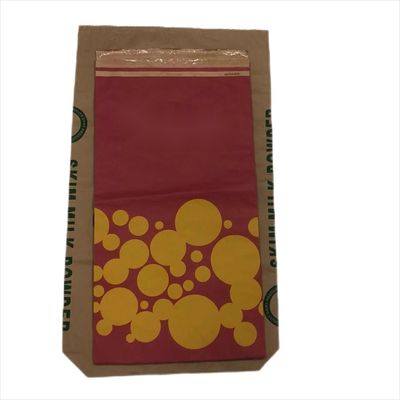 Các túi giấy đa tường được in theo yêu cầu Kraft Bag với PE