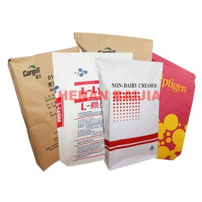 Customized Size and Thickness Multiwall Kraft Paper Bags with GMP Workshop Compliance