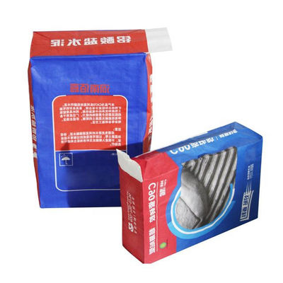 2 Lớp 3 Lớp Kraft giấy túi van với nhựa bên trong Để đóng gói xi măng Putty bột hóa học giữ 20kg 25kg 50kg