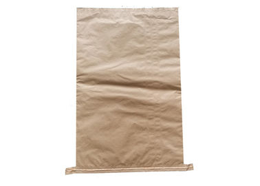 Cấp thực phẩm Khâu mở miệng Túi giấy nhiều lớp Động vật Thức ăn Bao giấy kraft