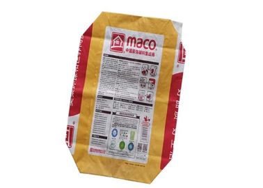 Tốc độ cao Túi đầy van đã dán Màu trắng nâu Dễ dàng mở Túi giấy đáy phẳng