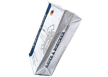 Túi giấy nhiều lớp 3 lớp giấy kraft đáy phẳng Túi giấy có lớp lót PE bên trong