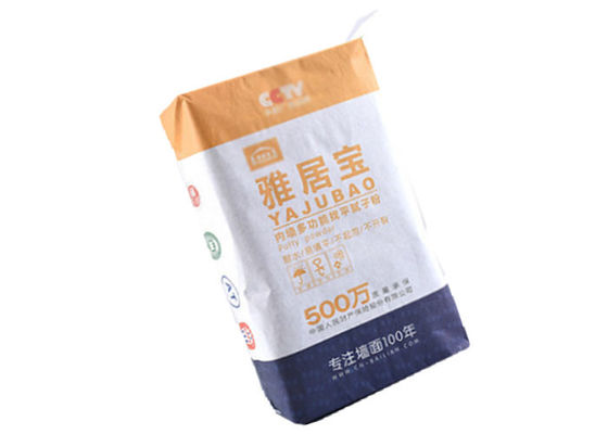 Xi măng bền công nghiệp Bao bì giấy 2 lớp cường độ cao với van bên ngoài