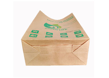 Eco Thân thiện Pinch Túi giấy đáy Túi giấy Polypropylen Độ bền kéo cao