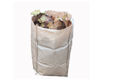 30 Gallon Khâu mở miệng Túi giấy nhiều lớp Giấy trắng
